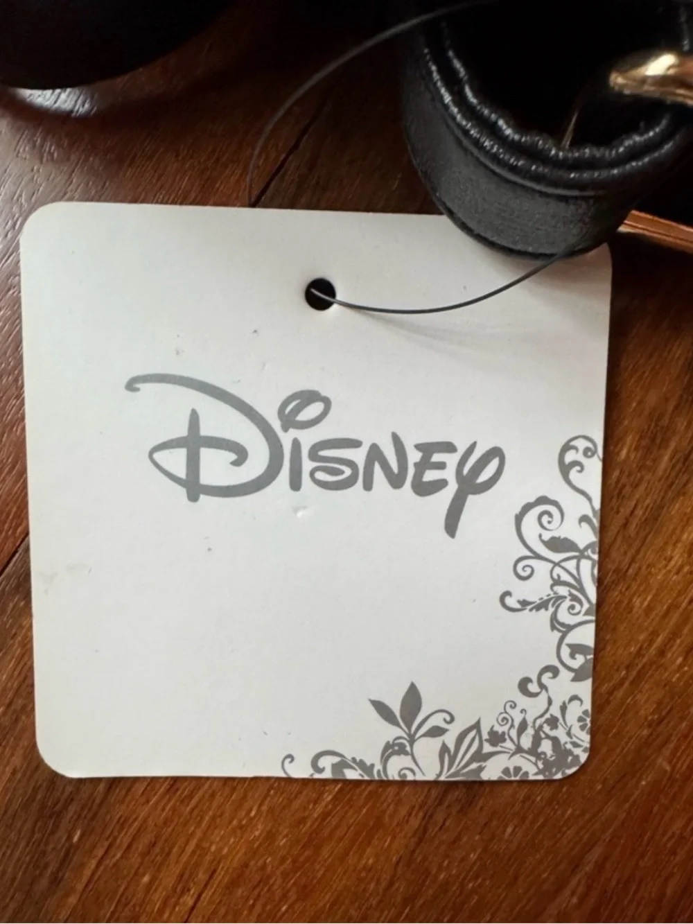Disney Minnie Black and Gold Mini Crossbody Bag